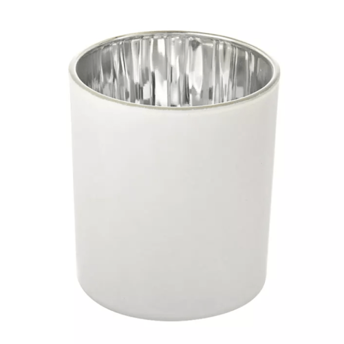 White and Silver Jar