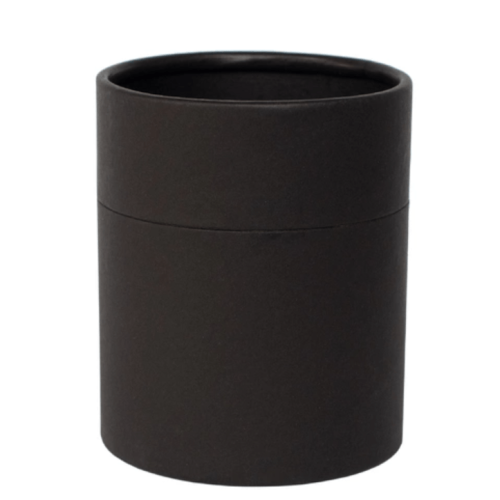 Black Paper Candle Tube
