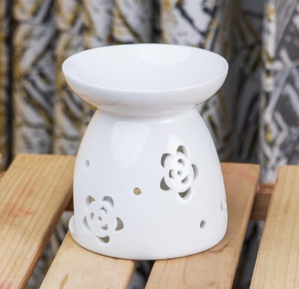 7X2A0812 Large Tealight Wax Warmer Rose