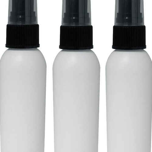 White PET plastic bottle 120ml