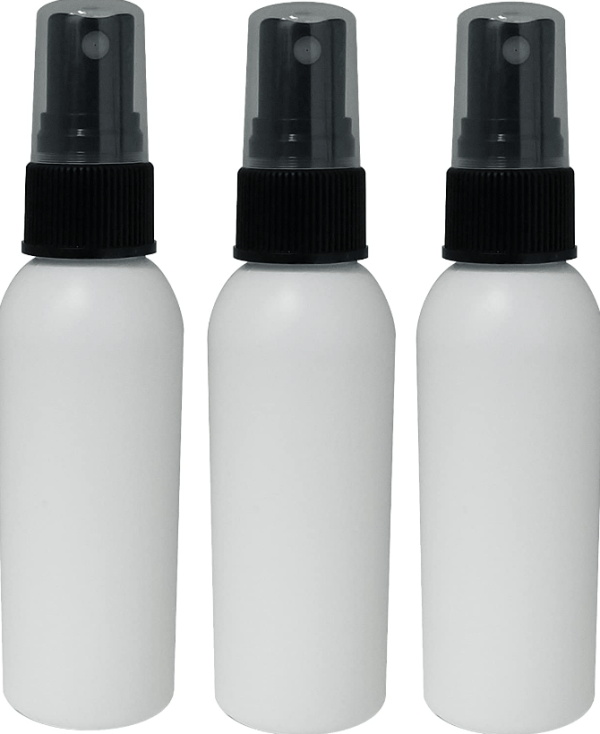 White PET plastic bottle 120ml