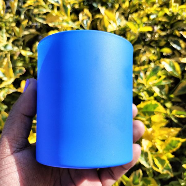 Blue Matte Jar